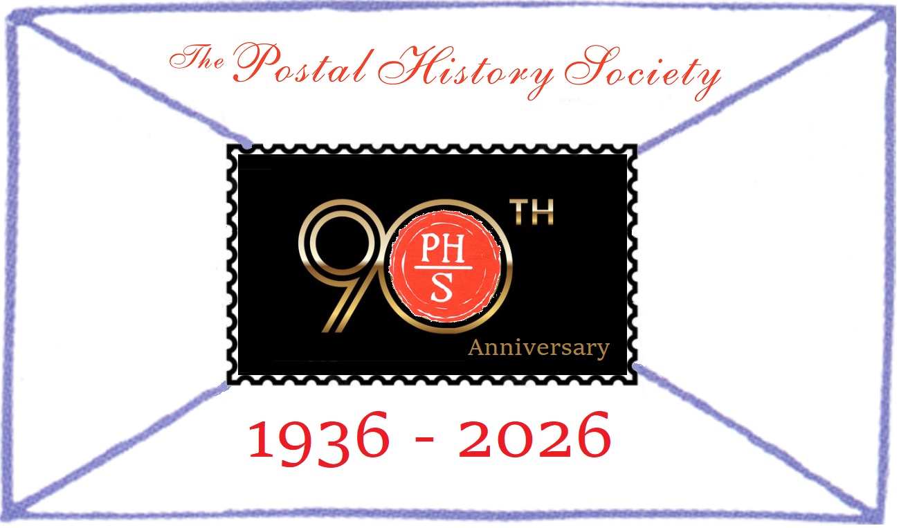 The Postal History Society's 90th Anniversary logo