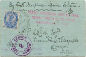5 May 27 – Middle East and India Airmails